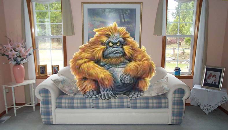 800 lb gorilla in living room